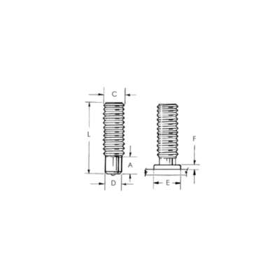 Threaded Partially Weld Studs
